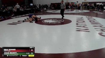 133 lbs Cons. Semi - Bray Skinner, Sioux Falls vs Chase Beckett, Minnesota State Mankato