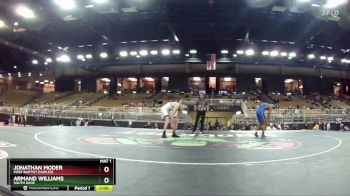 150 lbs Cons. Round 4 - Armand Williams, South Dade vs Jonathan Moder, First Baptist (Naples)