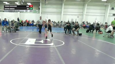 73 lbs Consi Of 16 #1 - Torin Rheaume, Middlebury vs Gavin Simao, Refinery WC