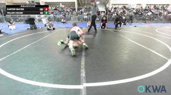 61 lbs Quarterfinal - Carter Mayer, CacheWrestlingClub vs Teller Crane, Shelton Wrestling Academy