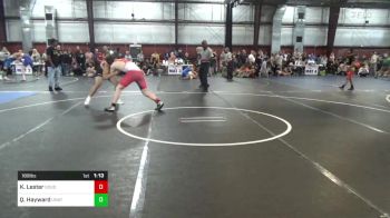 189 lbs Consi Of 8 #2 - Kole Lester, Souderton vs Qadir Hayward, Unattached