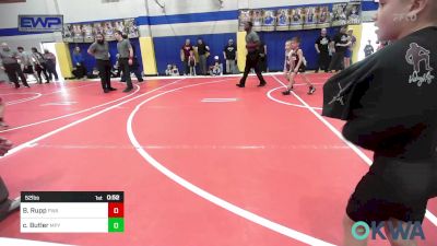 52 lbs Semifinal - Beckett Rupp, Perry Wrestling Academy vs Chapman Butler, Mannford Pirate Youth Wrestling