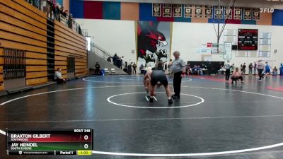 215 lbs Cons. Round 3 - Braxton Gilbert, Southridge vs Jay Heindel, South Eugene