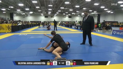 Nadia Frankland vs Valentina Javiera Larrondo Peña 2026 Pan IBJJF Jiu-Jitsu No-Gi Championship