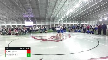 215 lbs Cons. Round 3 - Carter Davidson, Pleasant Grove vs Braxton Pehrson, Herriman