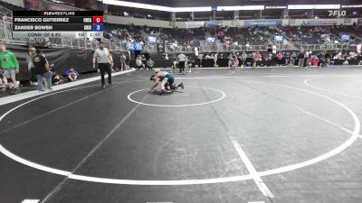 115 lbs Consi Of 8 #2 - Francisco Gutierrez, Cheatham County Wrestling Club vs Zander Bowen, Chickasha