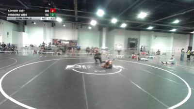 80 lbs Semifinal - Abhisri Vatti, Savage House WC vs Pandora Wise, Vail Wr Acd