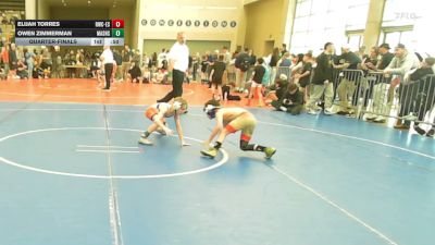 63-M lbs Quarterfinal - Elijah Torres, Ruthless ES vs Owen Zimmerman, Mat Assassins