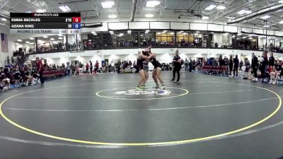 160 lbs Round 2 (16 Team) - Emma Beckles, D`Youville vs Azana King, Schreiner University (A)