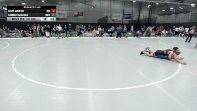 157 lbs Cons. Rd Of 32 - Liam Weber, Immortal Athletics WC vs Sergio Macias, Mustang Wrestling Club