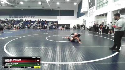 190 lbs Cons. Round 5 - Lewis Garcia, Santa Ana vs Ezekiel Tackett, Mater Dei