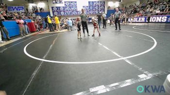 40 lbs Rr Rnd 2 - Koen Goodin, Cowboy Wrestling Club vs Marina Sparks, Clinton Youth Wrestling