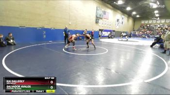 144 lbs Champ. Round 2 - Kai Gallegly, Simi Valley vs Salvador Avalos, Channel Islands