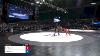 180 lbs Quarters - Sabrina Nauss, Michigan vs Maria Aiono, Nevada