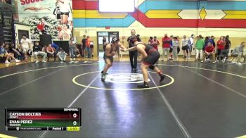 215 lbs Semifinal - Evan Perez, Windsor vs Cayson Boltjes, Sidney