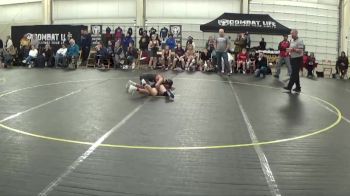 90 lbs Round 1 (4 Team) - Isaiah Bush, Lapeer WC vs JOSH CARPENTIER, Pinckney WC