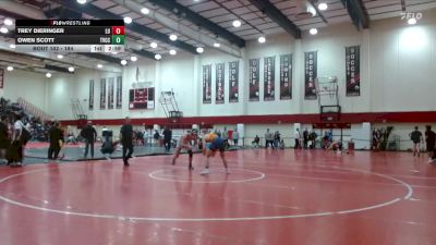 184 lbs Semifinal - Trey Dieringer, Linfield vs Owen Scott, Treasure Valley Community College