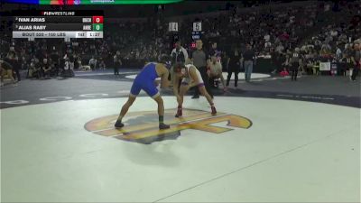 150 lbs Semifinal - Ivan Arias, Buchanan (CS) vs Alias Raby, Anderson (NS)