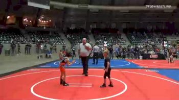 52 lbs Consolation - Buck Vaughn, Poteau Youth Wrestling Academy vs Mose Shelton, Sperry Wrestling Club