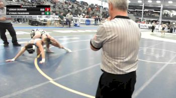 5 - 144 lbs Cons. Round 1 - Jonah Burrus, Granby vs Cyrus Panjshiri, Lightridge High School