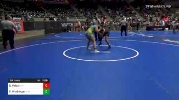 161 lbs Quarterfinal - Symphony Veloz, Elgin Grapplers vs Shannon Workinger, Team Takedown