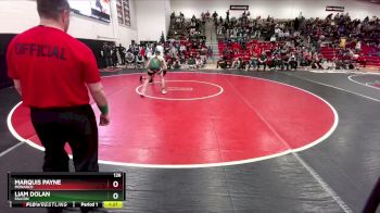 126 lbs Champ. Round 1 - Marquis Payne, Monarch vs Liam Dolan, Falcon