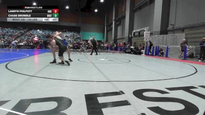 145 lbs Consi Of 8 #2 - Landyn Philpott, Indendent vs Chase BRUMBLE, Unattached