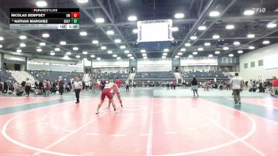 157 lbs Cons. Round 6 - Nathan Marquez, Cumberlands (Ky.) vs Nicolas Dempsey, Unattached Montevallo