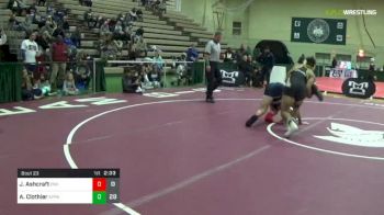 184 lbs Quarterfinal - Jake Ashcraft, Ithica College vs Alan Clothier, Appalachian State