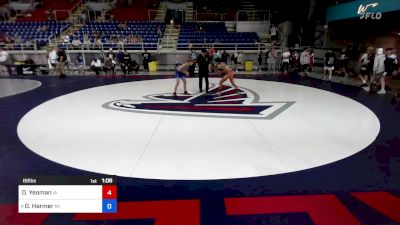 88 lbs Rnd Of 16 - Damien Yeoman, IA vs Dakota Harmer, MI