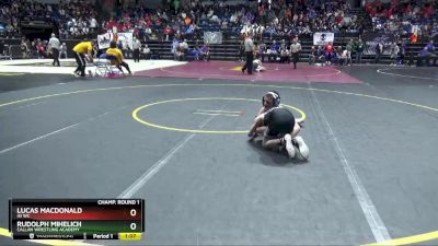 86 lbs Champ. Round 1 - Rudolph Mihelich, Callan Wrestling Academy vs Lucas Macdonald, ISI WC