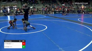 58 lbs Semifinal - Analu Woode, Golden Back vs Arcadius Cruz, Team Aggression