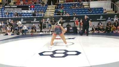 120 lbs Cons. Rd Of 32 - Hailey Turner, Virginia vs Aubrianna Bracken, Virginia