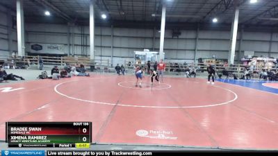 74-80 lbs Round 3 - Bradee Swan, Homedale WC vs Ximena Ramirez, Legacy Wrestling Academy