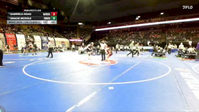 145 Class 2 lbs Champ. Round 1 - Alexis Dunwiddie, Jefferson City vs Tailynn Pohlsander, Hillcrest