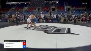 160 lbs Cons 64 #1 - Jayden Dambrosio, Massachusetts vs Charles McKune, Kentucky