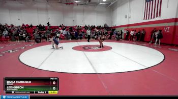125 lbs Semifinal - Lexi Gideon, Southridge vs Daira Francisco, Zillah