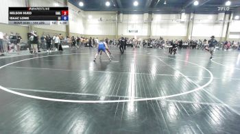 144 lbs Quarterfinal - Nelson Hued, Eagle Wrestling Club-Duals vs Isaac Lowe, Lake Gibson
