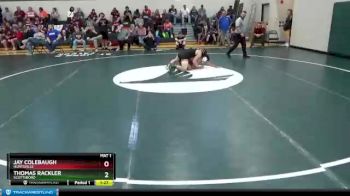 138 lbs Semifinal - Thomas Rackler, Scottsboro vs Jay Colebaugh, Huntsville