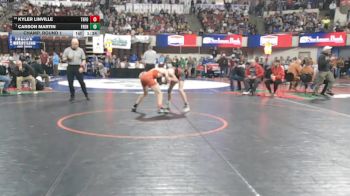 A - 110 lbs Champ. Round 1 - Carson Martin, Frenchtown vs Kyler Linville, Three Forks/Ennis