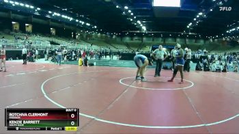 235 lbs Quarterfinal - Kenzie Barrett, South Dade vs Rotchiva Clermont, Freedom