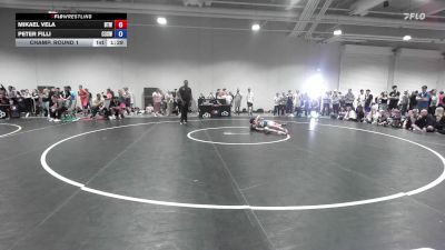 55 lbs Champ. Round 1 - Mikael Vela, Bayer Trained Wrestling vs Peter Filli, Curby 3 Style Wrestling Club