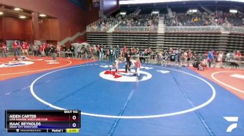 78 lbs Champ. Round 1 - Aiden Carter, Lusk Rawhide Wrestling Club vs Isaac Reynolds, Windy City Wrestlers
