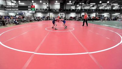 144 lbs Consi Of 32 #2 - Devin Pellizzi, Cold Spring Harbor vs Chase Matter, Saratoga Springs