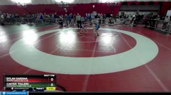 119 lbs Quarterfinal - Carter Tollers, Marshfield Wrestling Club vs Dylan Sardina, Ringers Wrestling Club