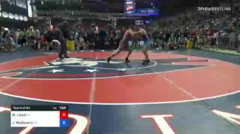 170 lbs Round Of 64 - Magnus Lloyd, Pennsylvania vs Jimmy McGovern, Missouri