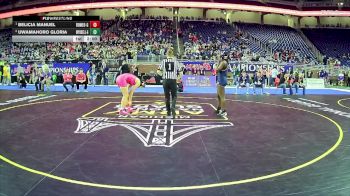 Girls-145 lbs Champ. Round 1 - Belicia Manuel, Romeo Hs Girls vs Uwamahoro Gloria, Kelloggsville Hs Girls