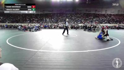 G5A-100 lbs Quarterfinal - Robin Moorman, Morrison-Girls vs Grace Halbert, Berryhill-Girls