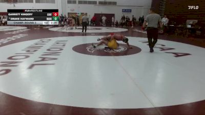 174 lbs Champ. Round 2 - Garrett Kingery, Central vs Drake Hayward, Minnesota State Mankato