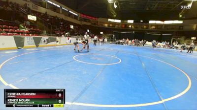 125 lbs Round 3 - Cynthia Pearson, Morenci vs Kenzie Nolan, Stampede Wrestling Club